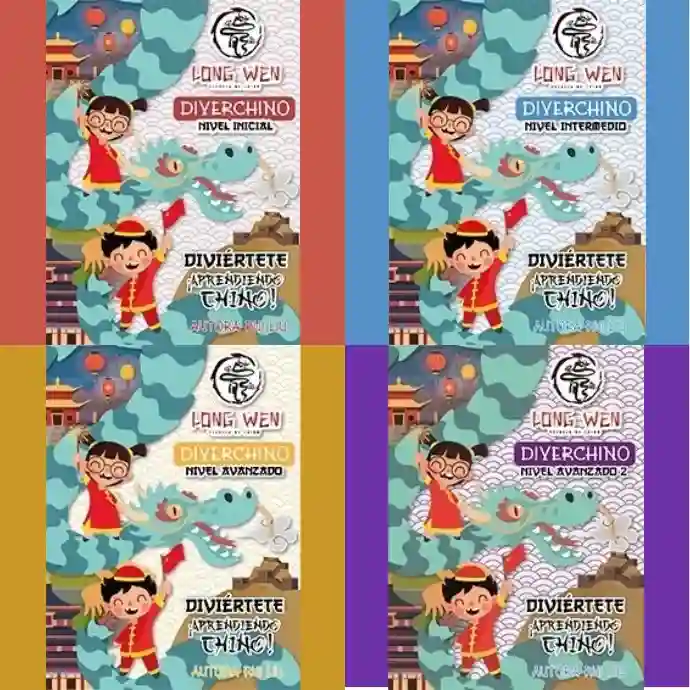 Libros Diverchino para aprender caracteres chinos